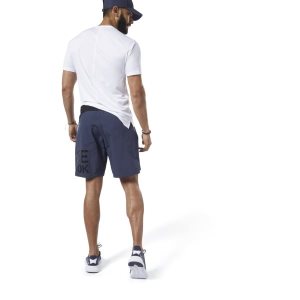 Reebok One Series Training Colorblock Kurze Hose Herren - Navy - DE 135-UBJ